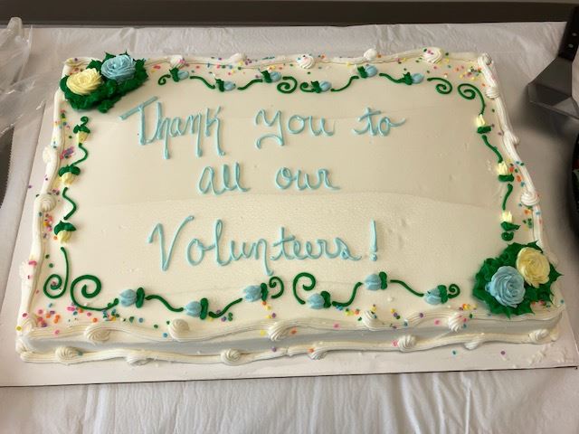 Thank you to our Volunteers