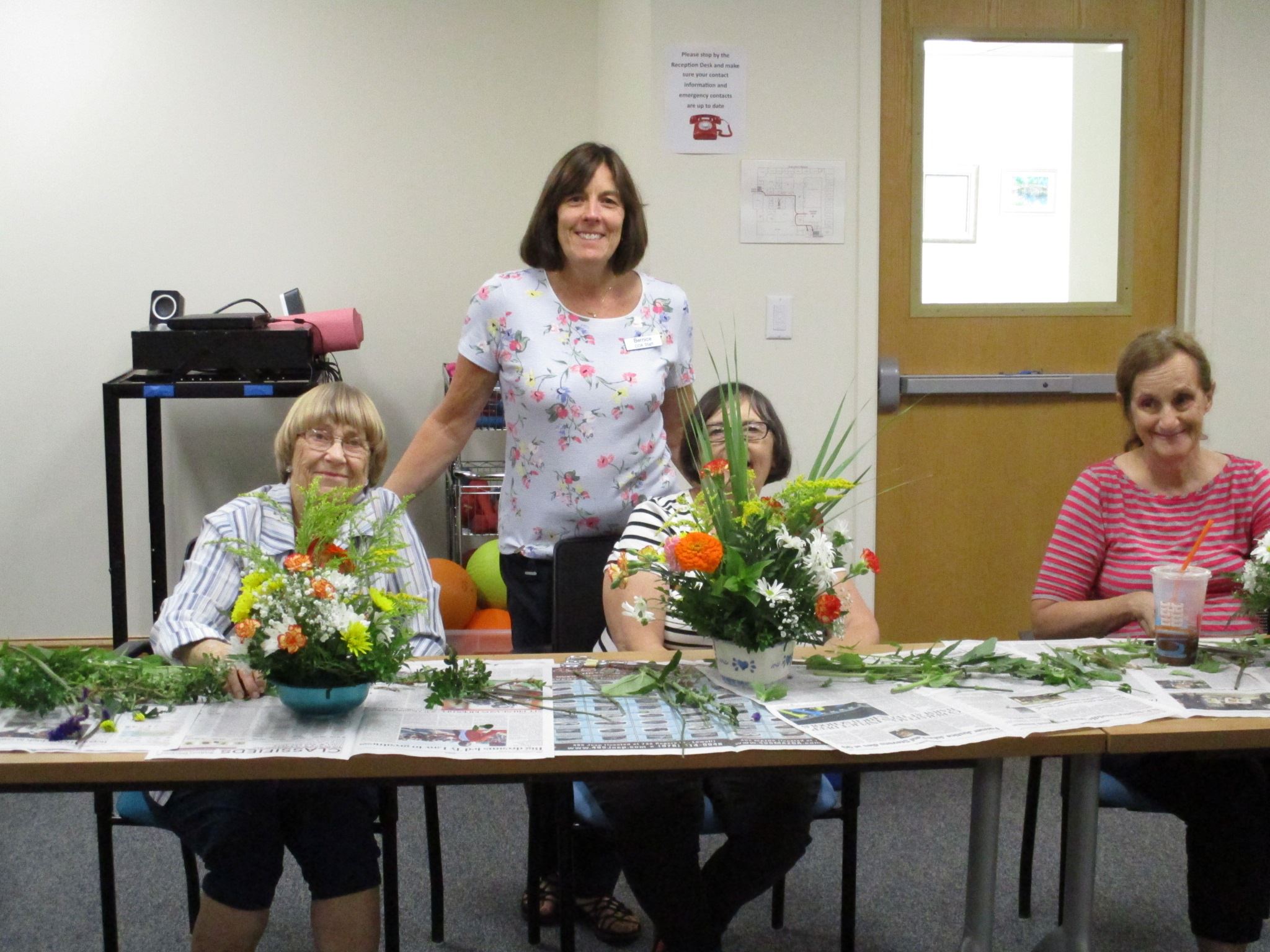 Flower Arranging with Bernice